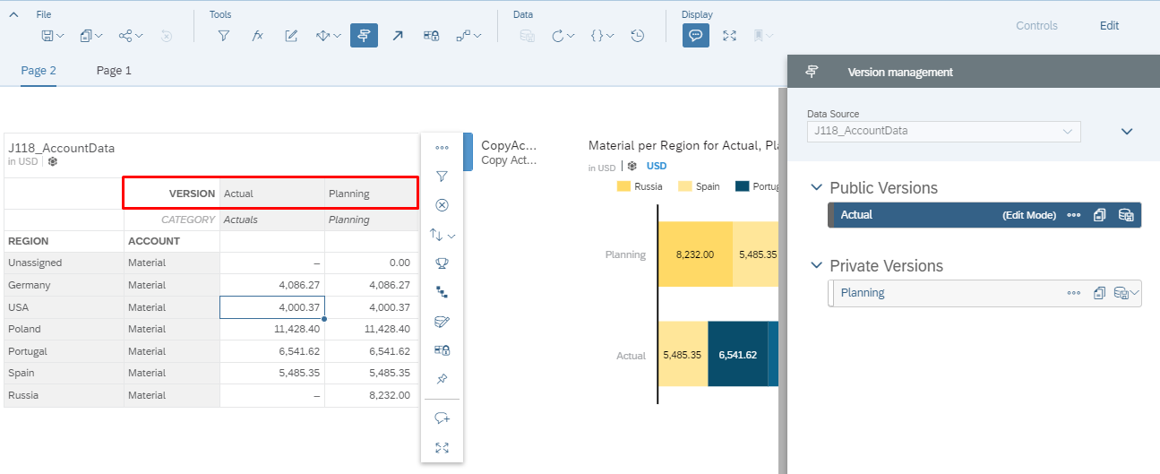 SAP Analytics Cloud Planning Capabilities